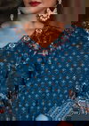 Floral 1002 Navye Blue Printed Readymade Suits Catalog
